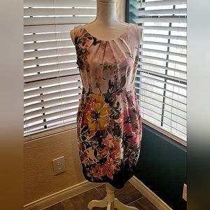 Professional Floral Pink Dress